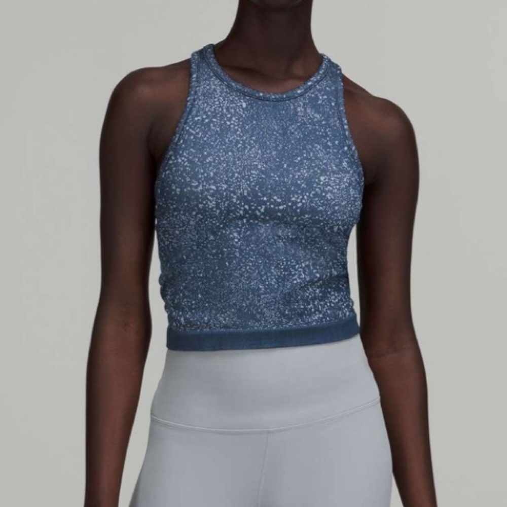Lululemon Ebb to Street Cropped Racerback Tank Top